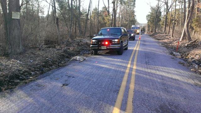 Motor Vehicle Accident with Injuries- Deer vs. motorcycle on Fickes Road in Warrington Township 4-1-14 Photo by Larry Anderson